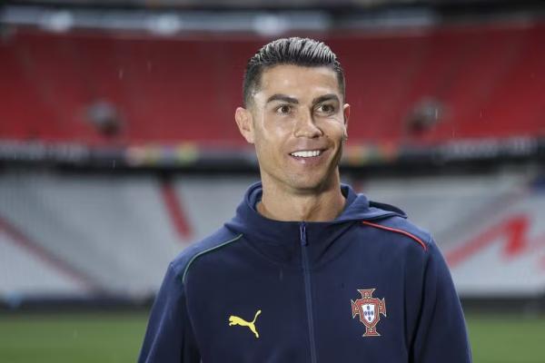 Cristiano Ronaldo com a seleção de Portugal.(Imagem:Getty Images)