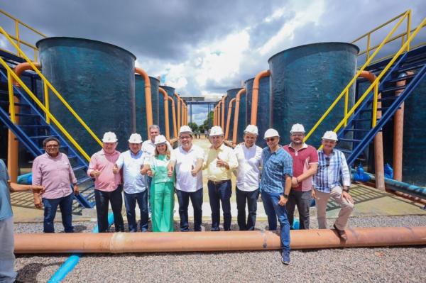 Governador realizou uma visita técnica às obras de ampliação da ETA do Garrincho(Imagem:Divulgação)