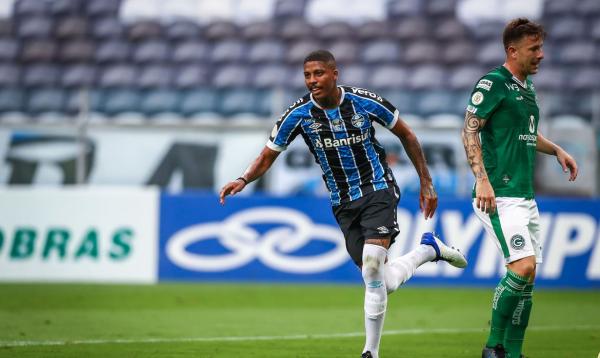 Tricolor faz 2 a 1 no lanterna e chega a 37 pontos.(Imagem:Lucas Uebel/Grêmio FBPA/Direitos reservados)