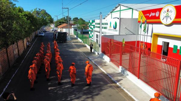 Quartel do Corpo de Bombeiros em Esperantina.(Imagem:Ascom SSP)