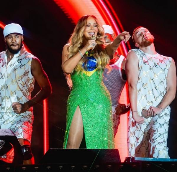 Mariah Carey foi a única que não postou nada sobre a vinda ao Brasil.(Imagem:Reprodução/Instagram)