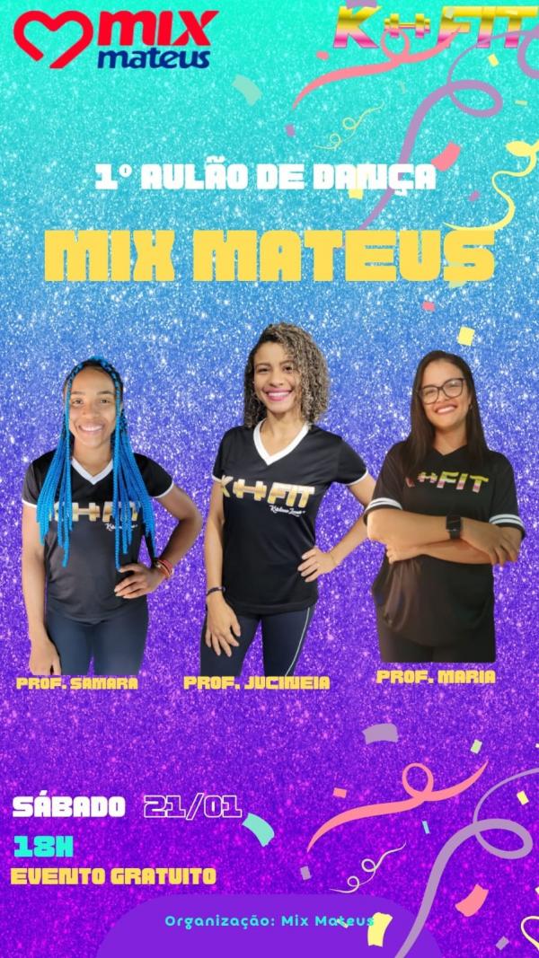 1º aulão de dança Mix Mateus(Imagem:Divulgação/K-Fit)