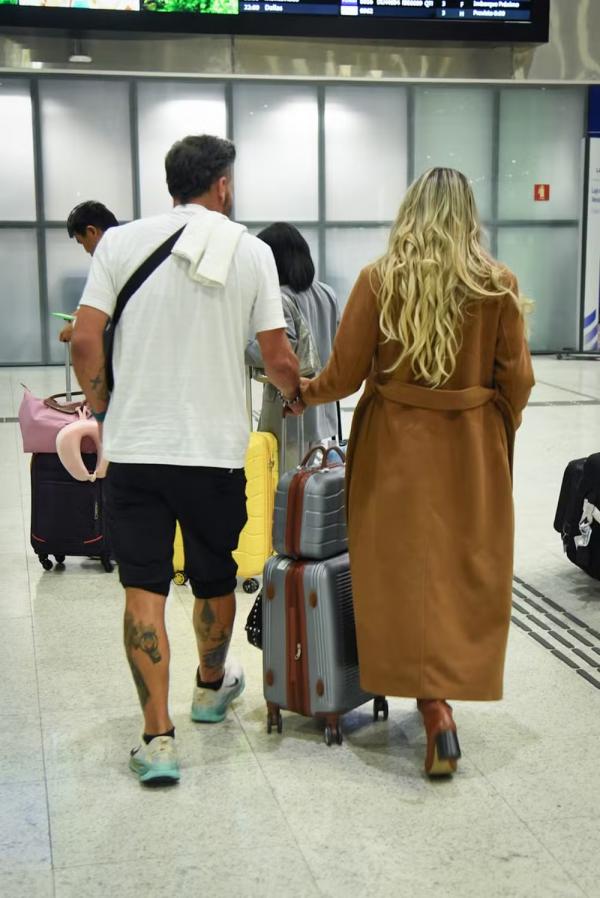 Henri Castelli e Aline Limas(Imagem:Andy Santana / Brazil News)