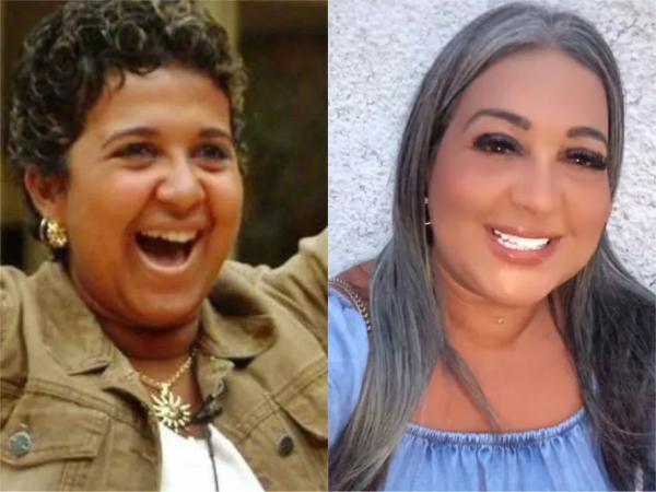 Antes e depois de Cida, do BBB 4.(Imagem:Reprodução TV Globo/Instagram)