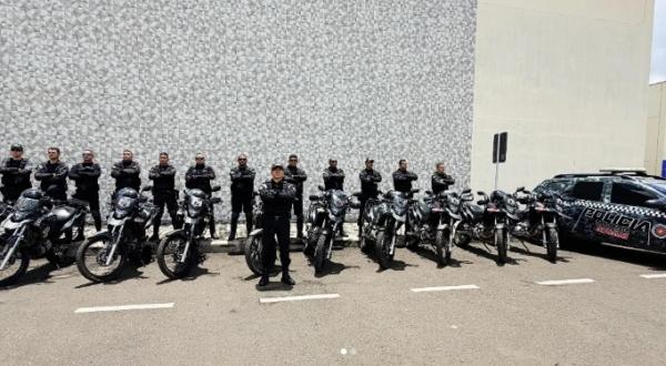 ROCAM realiza teste de habilidade para operadores de moto patrulhamento t&aacute;tico em Floriano.(Imagem:Reprodu&ccedil;&atilde;o/Instagram)