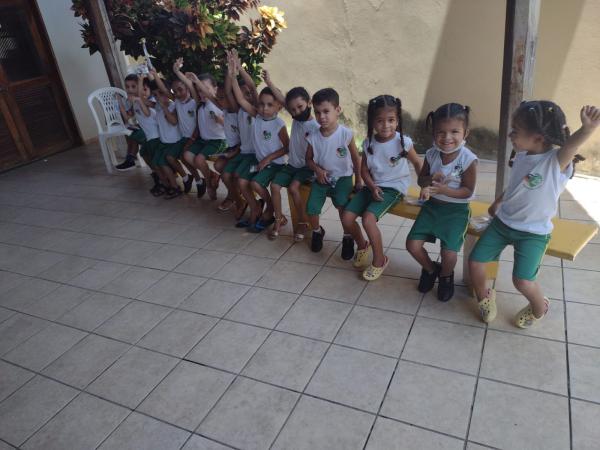 Crianças do Jardim de Infância Girassol da Fundação Pavel(Imagem:FlorianoNews)
