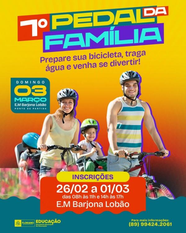 Escola municipal de Floriano programa atividade de ciclismo 