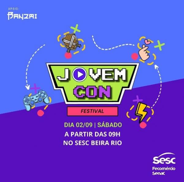 JovemCon acontece dia 02 de setembro no Sesc Beira Rio(Imagem:Reprodução/Instagram)