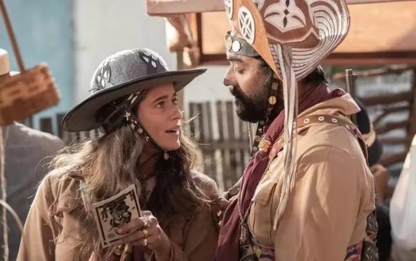 Rosa (Isadora Cruz) e Josué (Thomás Aquino) são os protagonistas da novela