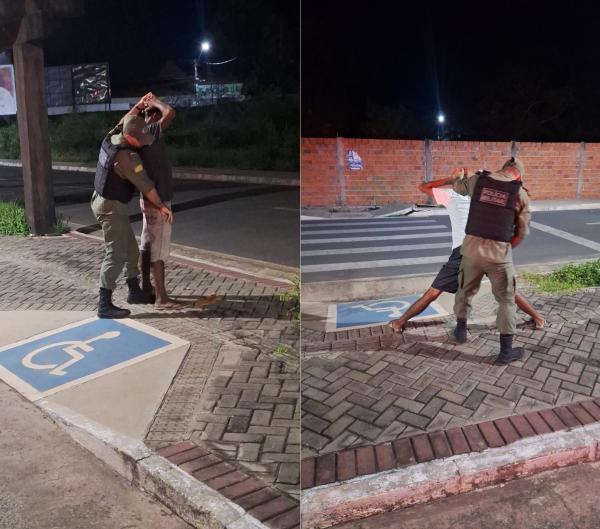  Pol&iacute;cia Militar intensifica abordagens em pontos estrat&eacute;gicos de Floriano.(Imagem:Divulga&ccedil;&atilde;o/PM)