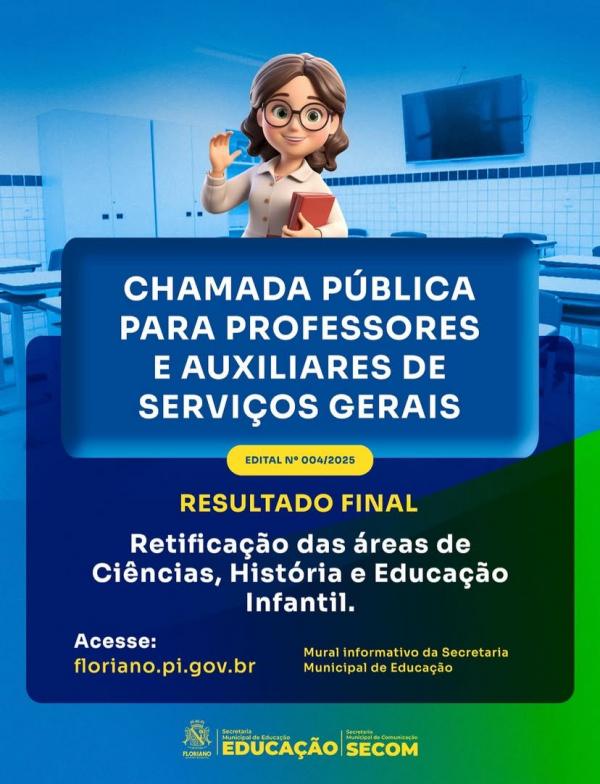 Ou confira no mural informativo da Secretaria Municipal de Educação.(Imagem:Reprodução/Instagram)