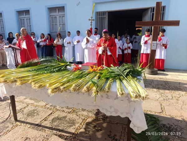Domingo de Ramos abre a Semana Santa com celebra&ccedil;&atilde;o em Floriano(Imagem:FlorianoNews)