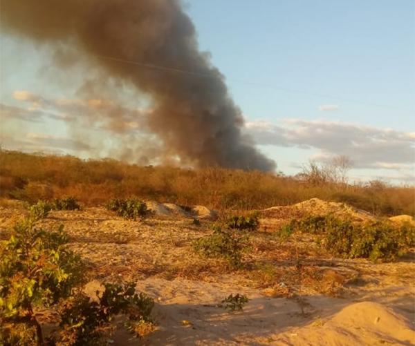 Tempo seco leva bombeiros a atender 15 ocorrências de incêndios por dia(Imagem:Reprodução)