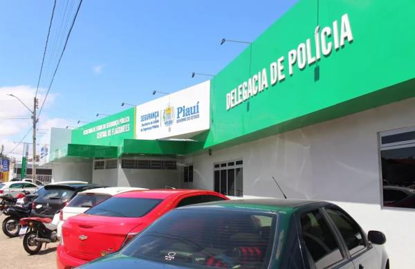 Central de Flagrantes de Teresina.(Imagem:Lucas Marreiros/g1)