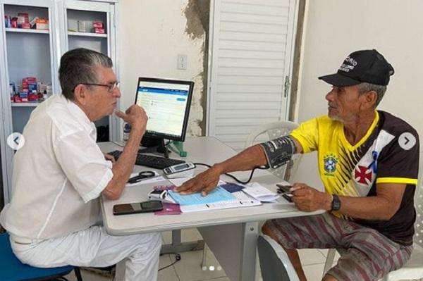 Unidades de Saúde de Floriano promovem ações de saúde do homem no bairro Alto da Cruz.(Imagem:Reprodução/Instagram)
