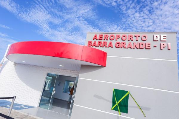Governador inaugura aeroporto de Barra Grande e destaca o potencial turístico da região.(Imagem:Divulgação)