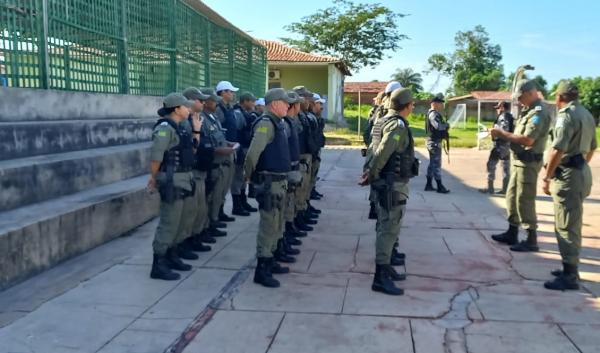 Formatura geral no 3º Batalhão de Polícia Militar de Floriano celebra conquistas e compromissos.(Imagem:Divulgação/PM)