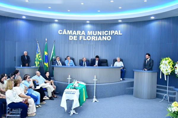 Último adeus ao ex-vereador Gilberto Guerra reúne familiares, amigos e autoridades em Floriano(Imagem:CMF)