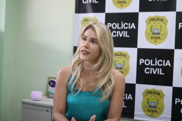 Delegada Nathalia Figueiredo, do Núcleo de Feminicídio do Departamento de Homicídio e Proteção à Pessoa (DHPP), investiga o caso.(Imagem:Lucas Marreiros/g1)