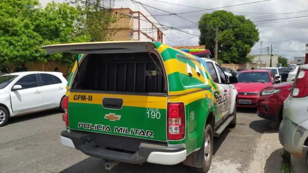 Viatura da Polícia Militar do Piauí.(Imagem:Andrê Nascimento/G1)