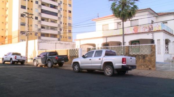 Sede do PSC, em Teresina, teve movimentação na manhã desta sexta-feira (28).(Imagem:Josivan Gomes/TV Clube)