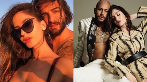  Maluma e Neymar com a modelo Natalía Barulích(Imagem: Reprodução/Redes sociais )