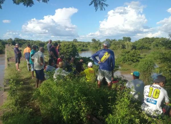 Pescador desaparece no Rio Jenipapo, em Campo Maior.(Imagem:Reprodução/Rede social)