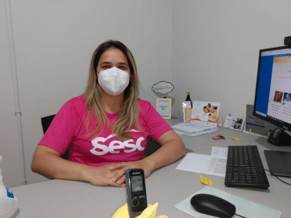 Ana Paula, coordenadora do SESC Floriano(Imagem:FlorianoNews)