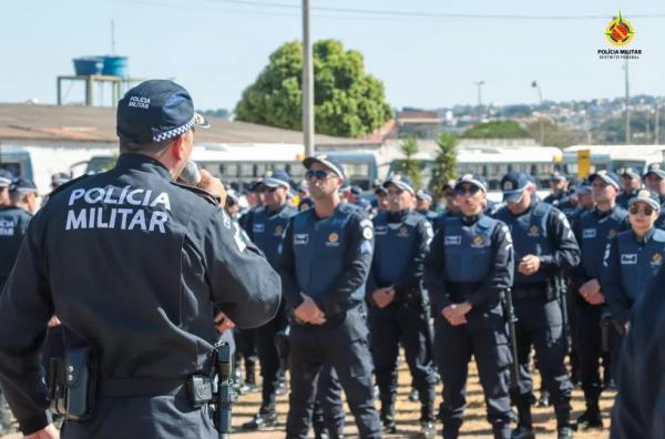 Alunos do Curso de Formação de Praças da Polícia Militar do DF.(Imagem:Polícia Militar do Distrito Federal/Divulgação)