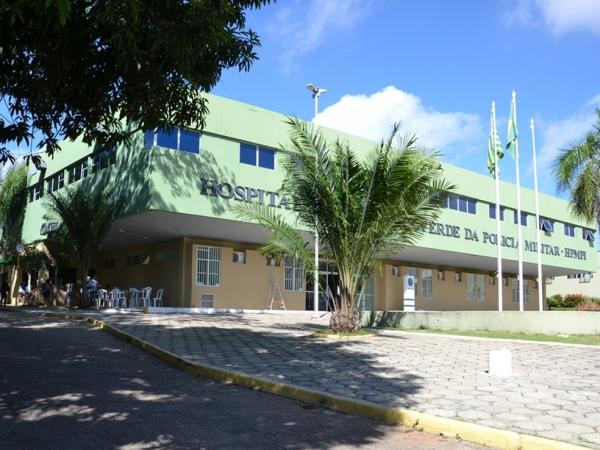 Hospital da Polícia Militar do Piauí (HPM) é o hospital sentinela de atendimento à covid-1 no estado. (Imagem:Divulgação/Sesapi)