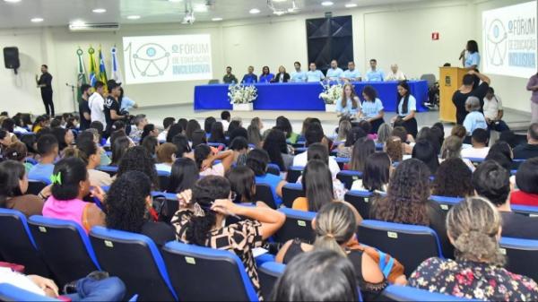X Fórum de Educação Inclusiva teve a participação do Poder Legislativo de Floriano.(Imagem:CMF)