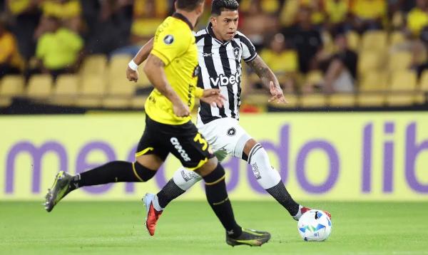 Alvinegro busca vaga na fase de grupos na pr&oacute;xima semana no Rio.(Imagem:VITOR SILVA/BOTAFOGO/DIREITOS RESERVADOS)