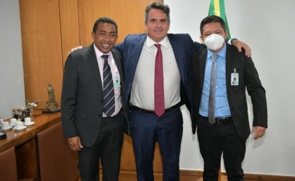 Joel participa de reuniões em Brasília com o FNDE e com o ministro Ciro Nogueira.(Imagem:Secom)