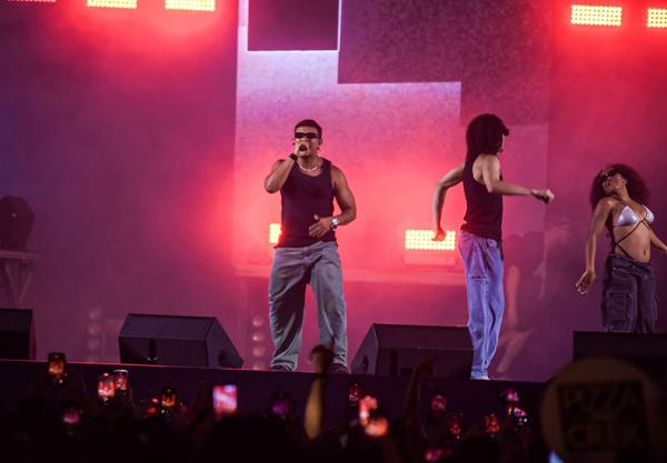 Xamã encerra 4ª noite de Piauí Pop ao som de rap em show eletrizante.(Imagem:Renato Andrade/Cidadeverde.com)