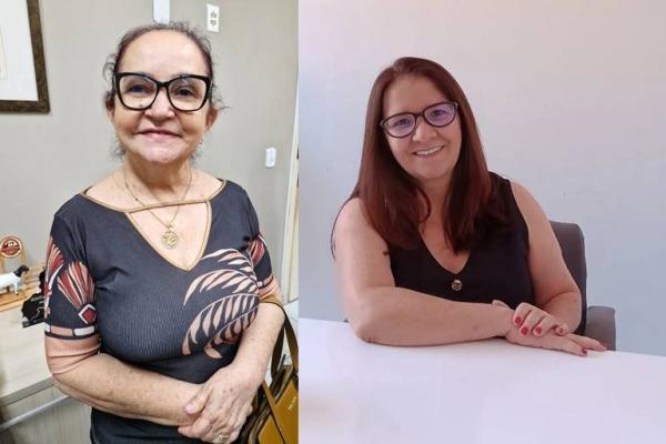 Betinha Brandão (PP) e Neuma Café (PT), respectivamente.(Imagem:Divulgação)