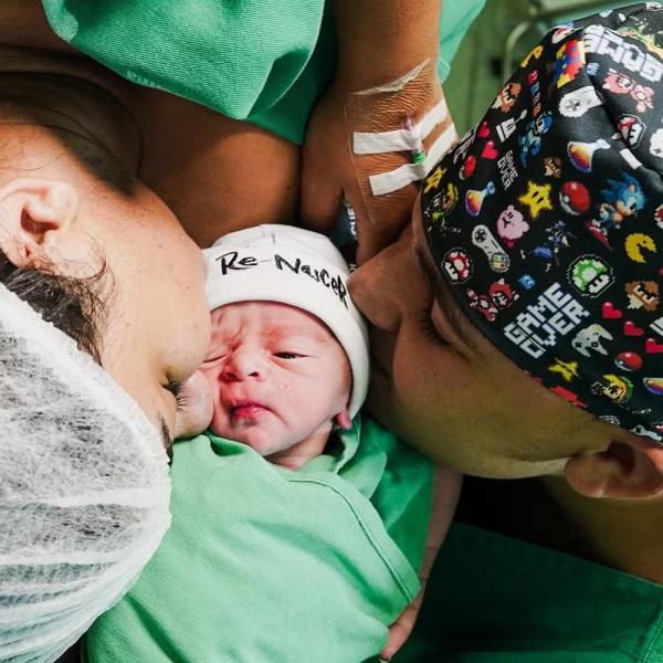 Nasce Jorge, filho de Ary Mirelle e do cantor João Gomes.(Imagem:Reprodução/Instagram)