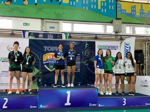 Atletas do Piauí conquistam 14 medalhas no Campeonato Brasileiro de Badminton(Imagem: Divulgação)