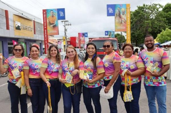 Bloco da Prevenção promove blitz educativa para conscientização no Carnaval em Floriano.(Imagem:Reprodução/Instagram)