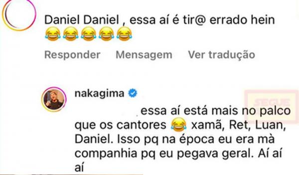 Naka critica Yasmin (Imagem:Reprodução/Instagram)