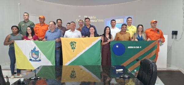 Treinamento de brigadistas refor&ccedil;a combate &agrave;s queimadas nos munic&iacute;pios de Itain&oacute;polis, Isa&iacute;as Coelho e Aroeiras do Itaim(Imagem:Ascom Semarh)
