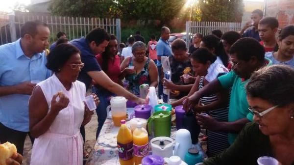 Bairro Viazul inicia festejos de Santa Rita de Cássia.(Imagem:FlorianoNews)