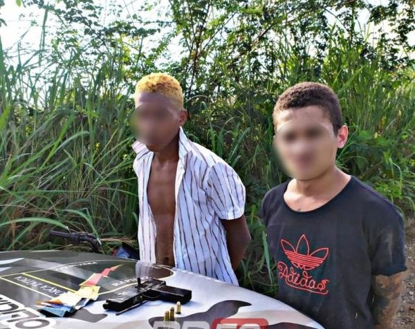 Dupla filmada roubando na zona Leste de Teresina é presa(Imagem:Divulgação)