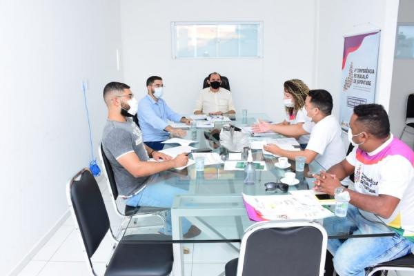 Antônio Reis participa de reunião com Coordenadoria Estadual da Juventude.(Imagem:Secom)