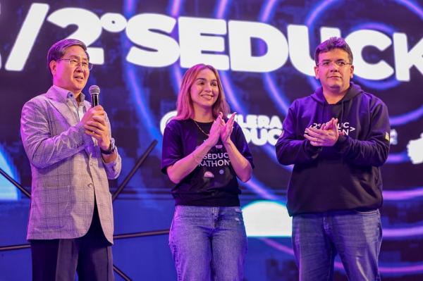 Vencedores do Seduckathon conquistam intercâmbio ao exterior e demais participantes seguem para o Impa Tech no Rio(Imagem:Gabriel Paulino)