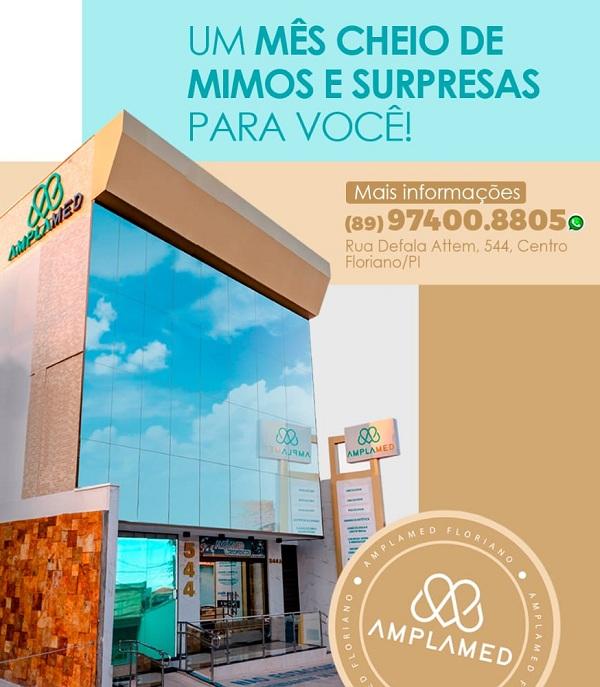 Amplamed completa 2 anos e presenteia clientes com sorteio de brindes especiais.(Imagem:Divulgação)