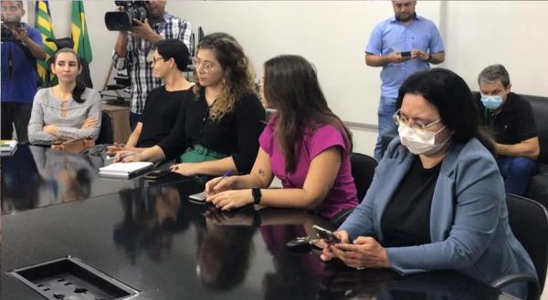 Delegadas da mulher do estado do Piauí.(Imagem:Lívia Ferreira/g1 PI)