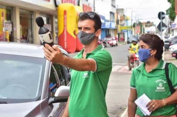 Meio Ambiente realiza operação de combate e prevenção à poluição sonora.(Imagem:Secom)