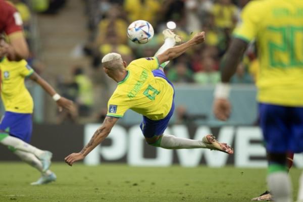 Richarlison e Neymar concorrem a gol mais bonito da Copa; veja concorrentes.(Imagem: Lucas Figueiredo (CBF))