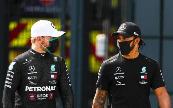 Com Bottas na frente, Mercedes faz dobradinha no 1º dia de treinos na Espanha(Imagem:Reprodução)