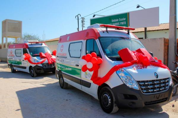 Novas ambulâncias são entregues no sul do Piauí(Imagem:Divulgação)